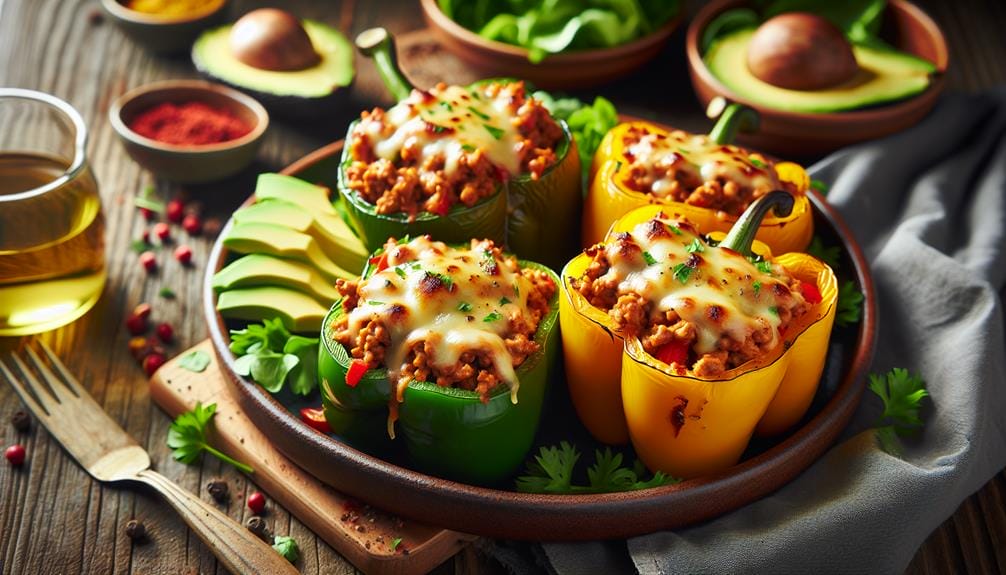 healthy stuffed bell peppers