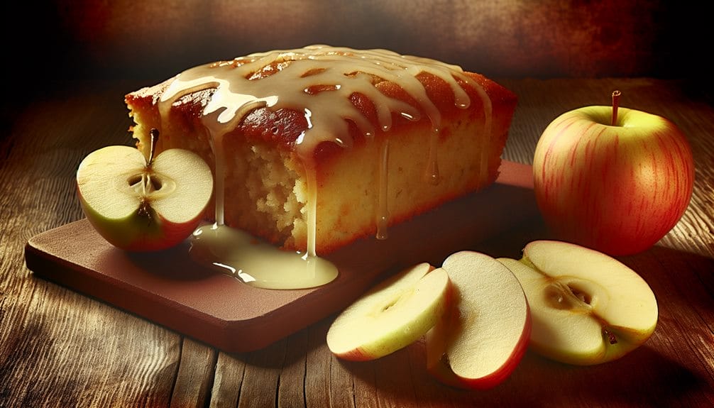 delicious apple maple dessert